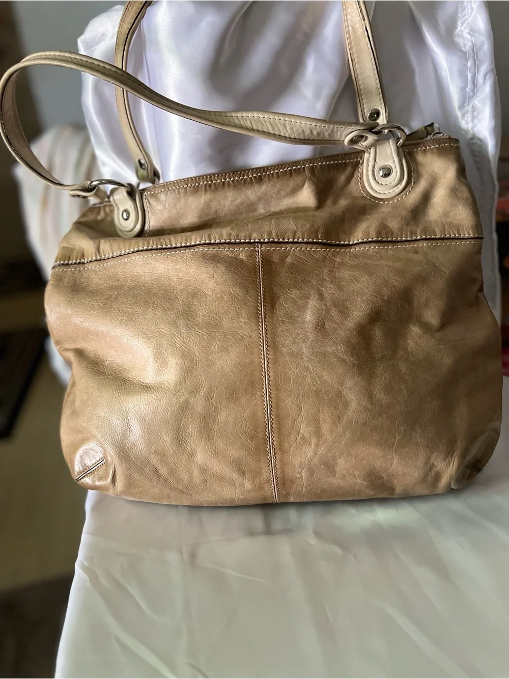 Coach vintage Tan Leather Tote Bag